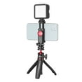 thumbnail image 1 of Ulanzi Phone Video Vlog Kit con Selfie Stick Trípode Luz de relleno LED Soporte de abrazadera para teléfono Universal 1/4 Montaje de zapata fría Ulanzi Trípode, 1 of 7