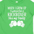 thumbnail image 4 of Inktastic Kickboxing Future Kickboxer Like Daddy Boys or Girls Toddler T-Shirt, 4 of 5