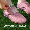 thumbnail image 3 of Tacos de Fútbol para Niños y Niñas DREAM PAIRS Talla 1 Rosa Morado, 3 of 7