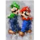 thumbnail image 3 of Personajes de anime japoneses de Bandai, lindos personajes de dibujos animados, Super Mario, lienzos de pintura, impresiones de pared para decoración de habitación de niños, 3 of 5