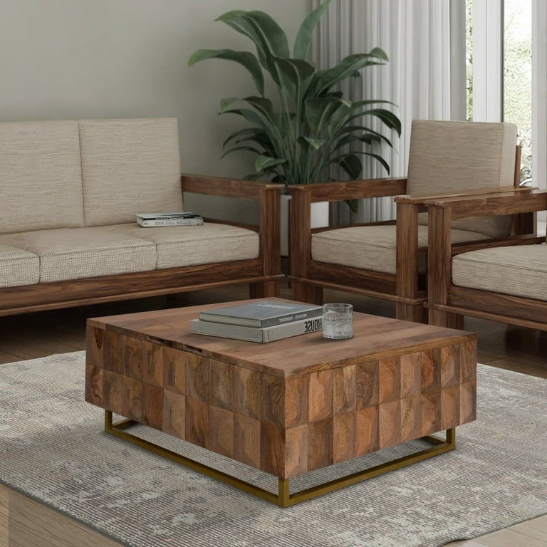 Lift top trunk coffee table deals