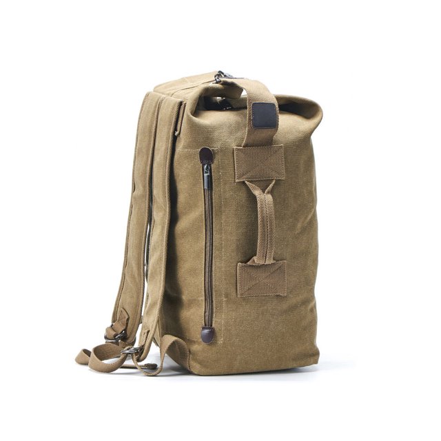 Qarigey grande para hombre, bolsa de viaje multifuncional para exteriores, bolso de hombro deportivo grande para montañismo, senderismo, Envolturas para manijas de equipaje Nuevo/Caqui/S Qarigey AP012265-09