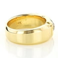 thumbnail image 2 of 14K Designer Unique Mens Natural 0.5 Ctw Diamond Wedding Ring (Yellow Gold Size 8.5), 2 of 3