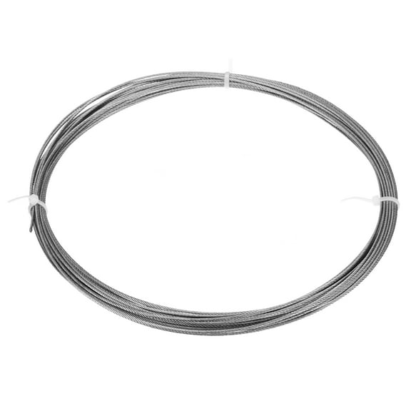 Uxcell 1/16" (1.5mm) 50ft (15M) 304 Stainless Steel Cable Wire Rope 7x7 Strands