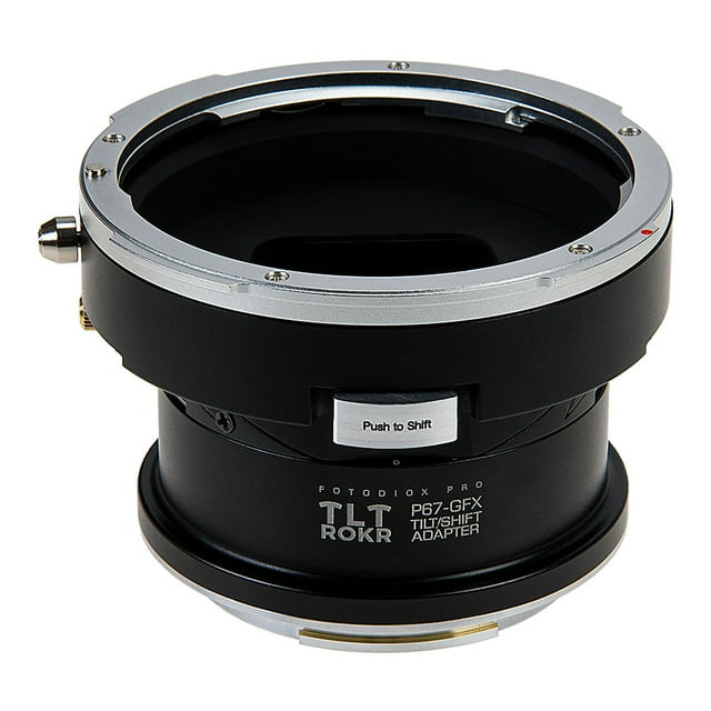 Fotodiox Pro TLT ROKR - Tilt / Shift Lens Mount Adapter Compatible with Pentax 6x7 (P67, PK67) Mount SLR Lenses to Fujifilm Fuji G-Mount GFX Mirrorless Camera Body