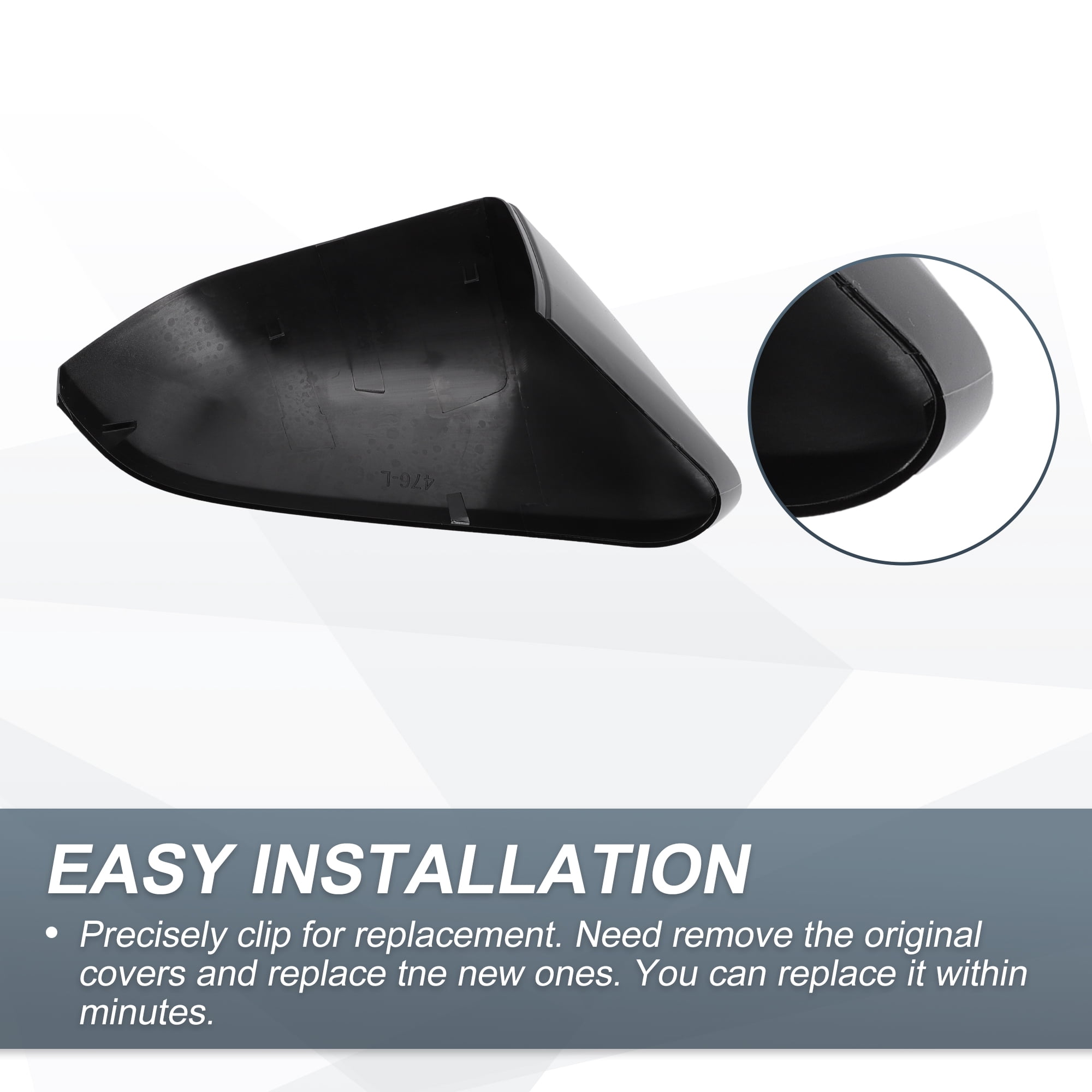 Unique Bargains Left Driver Side Mirror Cover Cap for Lincoln MKZ 2013-2017