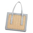 thumbnail image 3 of Mini Bolso Tejido Tote Shopping Yuyangstore monedero de paja Azul, 3 of 6