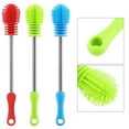 thumbnail image 3 of Rotating Bottle Brush Cleaner - 360° Scrubbing Brush for Water Bottles & Tall Glasses, 3 of 3