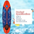 Costway 6' Surfboard Foamie Body Beach Surfing Board W/ 3 Fins & Leash for Kids, Adults, Red