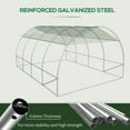 thumbnail image 6 of Outsunny 13' x 10' x 6.5' Outdoor Portable Walk-In Greenhouse with PE Cover, 6 of 9