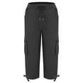 thumbnail image 4 of Women's Lightweight Hiking Pants - Quick-Dry Travel Pants with Pockets Elastic Waist Outdoor Trousers for Trekking & Camping, Grey Women Lightweight Hiking Pants Casual Pants with Pockets Travel, 4 of 4