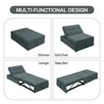 thumbnail image 4 of Sofa Bed Chair, Convertible Sleeper Chair Bed,Adjust Backrest Into a Sofa,Lounger Chair,Single Bed,Modern Chair Bed Sleeper for Adults, 4 of 7