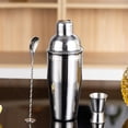 thumbnail image 2 of Juego de coctelera profesional (26,5 oz) - Juego de coctelera profesional de acero inoxidable de alta calidad, coctelera de martini de acero inoxidable, 2 of 5