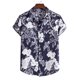 thumbnail image 2 of Camiseta de manga corta con un solo pecho, informal y cómoda, a la moda para hombre Pompotops oipoqjl43687, 2 of 9
