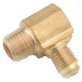 thumbnail image 2 of 1/2" Flare x 3/8" Male Pipe Thread Brass Flare Elbow Lead Free Complia, Each, 2 of 3