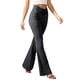 thumbnail image 1 of Leggings acampanados de cintura alta para mujer: pantalones elásticos de yoga con bolsillos y efecto reafirmante, 1 of 5