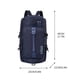 thumbnail image 2 of Fiudx Mochila Deportiva de Viaje, Diseño de Múltiples Correas, Se Transforma En Un Bolso Oculto, Compartimento Independiente para Zapatos, Separación Entre Seco y Húmedo, Nailon de Secado Rápido, Ide, 2 of 2