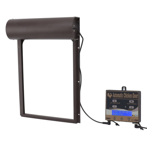 Puerta Automática De Gallina De Pollo, Puertas De Galletas De Pollitos Programables Con Control Remoto, Abreer De Puerta De Pollo De Aluminio Para Sentido Ligero, Tiempo Y