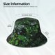 thumbnail image 3 of Balery Lush Foliage Green Plant Sombreros para el sol para hombre y mujer, sombrero de pescador con UPF 50+, 3 of 6