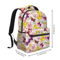 thumbnail image 2 of Pofeuu Butterflies and Vintage Print Backpack for Men and Women - Basic Bookbag Casual Daypack Backpacks for College Work Travel-One Size, 2 of 5