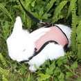 thumbnail image 5 of Ludlz Bunny Rabbit Harness with Stretchy Leash Cute Adjustable Buckle Breathable Mesh Vest for Kitten Small Pets Walking, 5 of 7