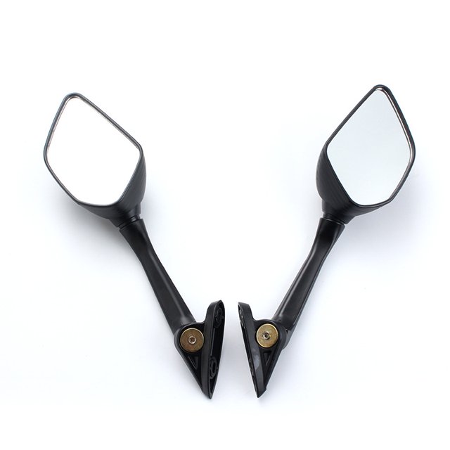 Qiaoxi Miroirs pour VTT, Miroirs de Rétroviseur en Verre Haute Définition à Angle Réglable Accessoires pour Trottinette Motoneige Mope Compatibles pour YZF R3 R25 2013-2017 CT250 300 S350