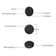 thumbnail image 5 of Muyoka C谩mara de seguridad WiFi inal谩mbrica 1080P HD C谩mara de vigilancia 150 掳 Gran angular Visi贸n nocturna C谩mara de ni帽era Mini c谩mara esp铆a con 6 LED IR y bater铆a de 300 mAh para el autom贸vil de l, 5 of 7