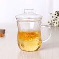 thumbnail image 4 of Sipeihong Cabilock Double Wall Insulated Glass Coffee Mug with Lid and Infuser, 4 of 10