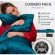 thumbnail image 4 of Juego De Sábanas Matrimonial De Satín Lujosas Modelo Azul Eléctrico, 4 of 4