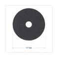 thumbnail image 3 of Boardwalk Standard High Performance Stripping Floor Pads 17" Diameter Black 5/Carton 4017HIP, 3 of 6