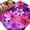 DeepPink Purple, variant on Area Rugs for Living Room Bedroom, Watercolor Flowers 4'x6' Rug Washable Carpet Runner Indoor Outdoor, Spring Floral Vintage Pink Purple Non Slip Accent Floor Mats Rug for Kitchen, Office