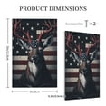 thumbnail image 3 of Balery Vintage American Deer for Duplex Wall Plates Kit, Electrical Outlet Covers, Standard Size 1-Gang 5.0" x3.0", Electric Receptacle Plug Covers-Style V, 3 of 6