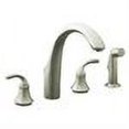 thumbnail image 2 of Kohler K-10445-BN Brushed Nickel Forte Widespread Kitchen Faucet W/Spray, 2 of 2