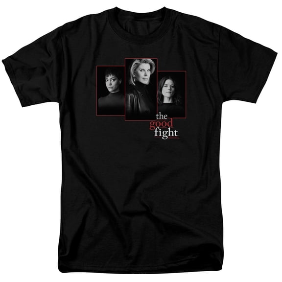 The Good Fight The Good Fight Cast Adult 18/1 T-Shirt Black