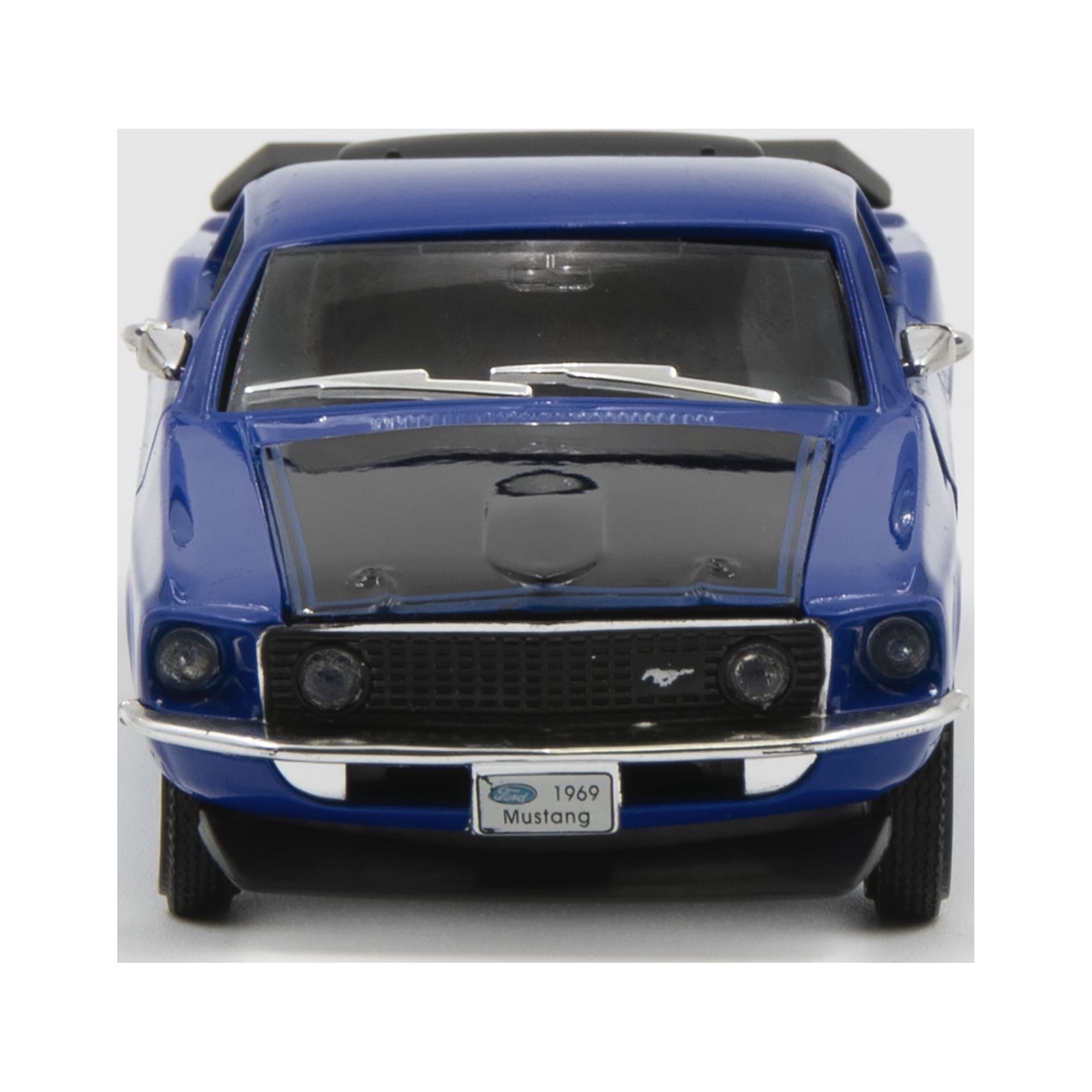 ARKO 1:32 Diecast 1969 Ford Mustang Boss 302 Fastback Hardtop in Blue and Black