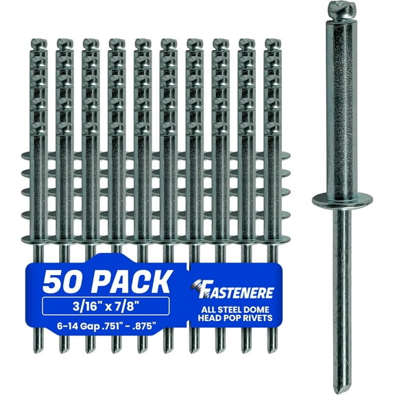 Fastenere Large Flange Pop Rivets -3/16