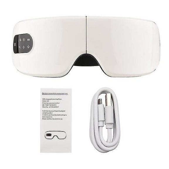 Music eye mask heated eye covers sleeping foldable travel sleeping mask built-in speakers timer adjustable head strap eye mask