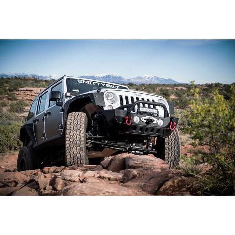 Smittybilt XRC Gen2 Front Bumper with Winch Plate (Black) - 76807
