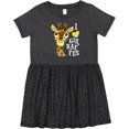 thumbnail image 3 of Inktastic I Love Giraffes Girls Toddler Dress, 3 of 5