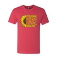 thumbnail image 2 of Wild Bobby, I'm Sunshine Mixed With A Little Hurricane , Inspirational/Christian, Men Premium Tri Blend Tee, Vintage Red, Small, 2 of 5