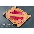 thumbnail image 3 of Tabla de cortar Toptier 37 x 28 cm antideslizante reversible de fibra de madera, 3 of 7