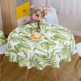 thumbnail image 4 of Round Tablecloth,Printed Tablecloth,Waterproof Oil-proof Polyester Tablecloth For Restaurant Banquet Party Picnic BBQ-C-53inch, 4 of 8
