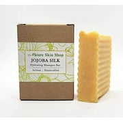 Wheat And Jojoba Silk Shampoo Solid Bar, Cold Process All Natural, No Paraben