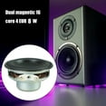 thumbnail image 3 of 2Pcs 45mm 4Ohm 8W Subwoofer Multimedia Portable Speakers Sound Amplifier Loudspeaker Inner Magnetic Rubber Side Speakers, 3 of 8