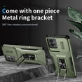 thumbnail image 6 of Dteck for Motorola Moto G Power 2023 Case with Slide Camera Cover,Magnetic Rotated Kickstand Rubber Case Hard PC Camera Protection Military Grade Shockproof Heavy Duty Protective Cover,Darkgreen, 6 of 8