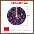thumbnail image 2 of Sikiie Snowflake Gradient Purple Nativity Christmas Tree Skirt, Jesus Christian Winter Holiday Tree Mat Decoration(30-48IN)30", 2 of 6