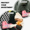 thumbnail image 3 of Cute Cartoon Black White Cat Mats Back Seat Protectors, Car Seat Protector Vehicle Organizers Waterproof Cover Back Seat Cover for Kids with 3 Storage Pockets 2 Pack, 3 of 5