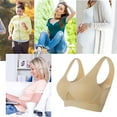 thumbnail image 5 of Sujetador deportivo sin costuras de cobertura completa para mujer con relleno extraíble, malla ahuecada y ventilación para una experiencia cómoda, 5 of 5