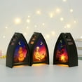 thumbnail image 4 of Witch Skeleton Pumpkin Led Wind Light For Halloween Decor Portable Lantern Candle Lamp, 4 of 12