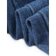 thumbnail image 5 of INSPIRAR CHIC Mono de mezclilla casual para mujer con cuello en V, cierre de cremallera, campana, pantalones de mezclilla XS azul oscuro, 5 of 5